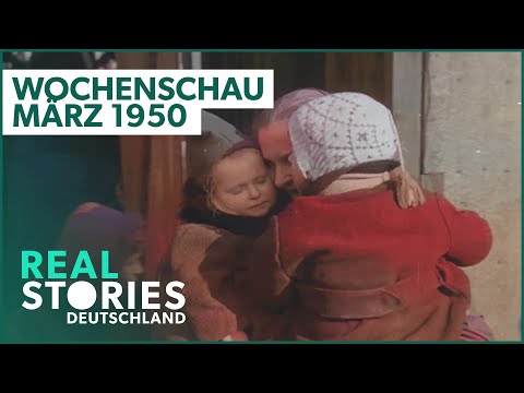 Flüchtlinge in Deutschland | Die Wochenschau März 1950 | Real Stories Deutschland