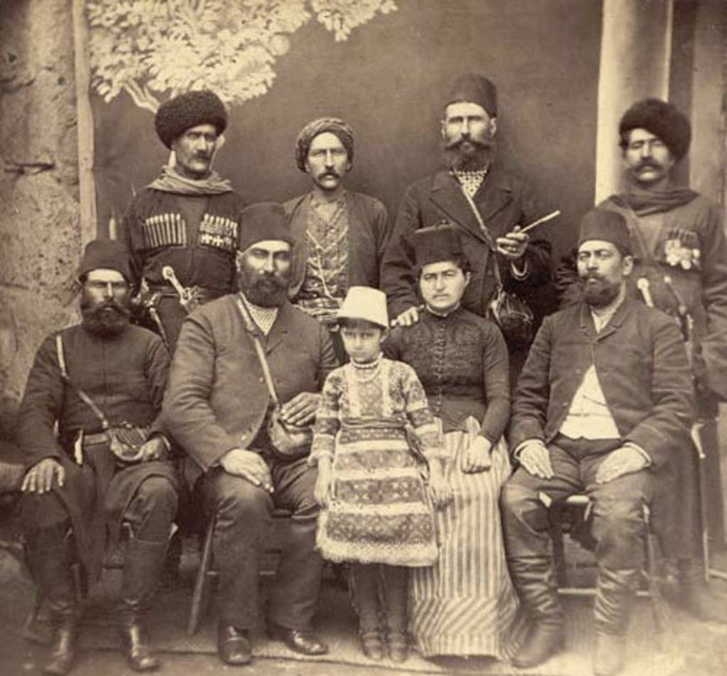 Armenians from Erzerum, 19th century photo