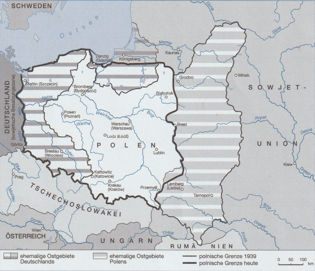 Die Westverschiebung Polens nach dem Zweiten Weltkrieg