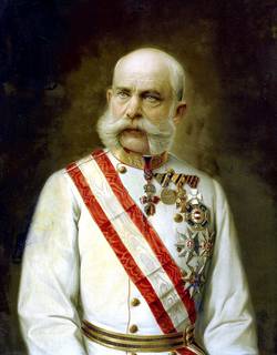 Kaiser Franz Joseph, um 1910, Ölgemälde; Bundesmobilienverwaltung